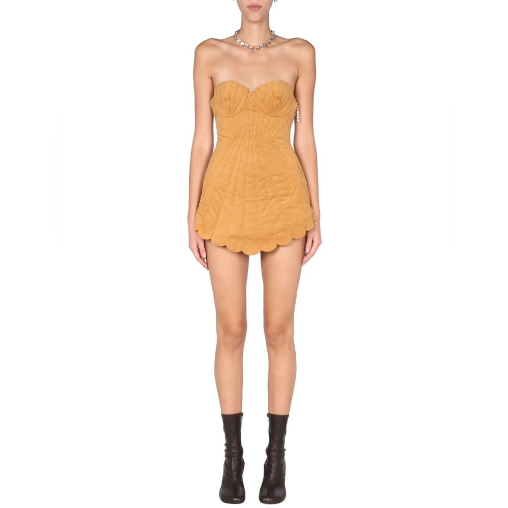 COPY - GCDS Seashell Strapless Dress